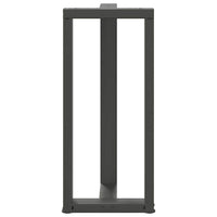 Gambe per tavolo da bar a forma di T 2 pz Antracite 50x35x(90-91) cm Acciaio 4013078