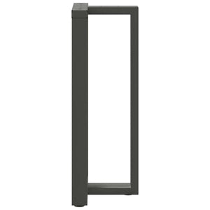 Gambe per tavolo da bar a forma di T 2 pz Antracite 50x35x(100-101) cm Acciaio 4013090