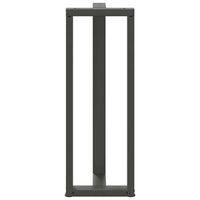 Gambe per tavolo da bar a forma di T 2 pz Antracite 40x35x(110-111) cm Acciaio 4013098