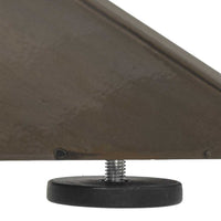 Gamba per Tavolo da Pranzo a Forma di Ragno Nero 120x68x(72-73) cm Acciaio 4013115