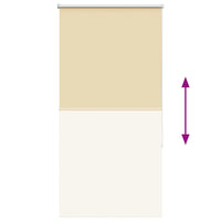 Tenda a Rullo Oscurante 80x150 cm Larghezza Tessuto 75,7 cm 4010734