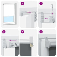 Tenda a Rullo Oscurante 150x150 cm Larghezza Tessuto 146,6 cm 4010748