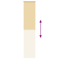 Tenda a Rullo Oscurante 40x230 cm Larghezza Tessuto 35,7 cm 4010804