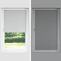 vidaXL Tenda a Rullo Oscurante 50x130 cm Larghezza Tessuto 45,7 cm