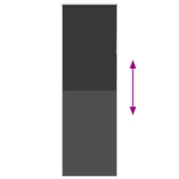 Tenda a Rullo Oscurante 65x230 cm Larghezza Tessuto 60,7 cm 4010939