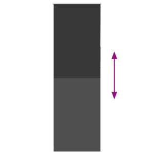 Tenda a Rullo Oscurante 65x230 cm Larghezza Tessuto 60,7 cm