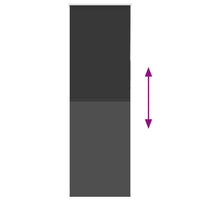 Tenda a Rullo Oscurante 80x230 cm Larghezza Tessuto 75,7 cm 4010942