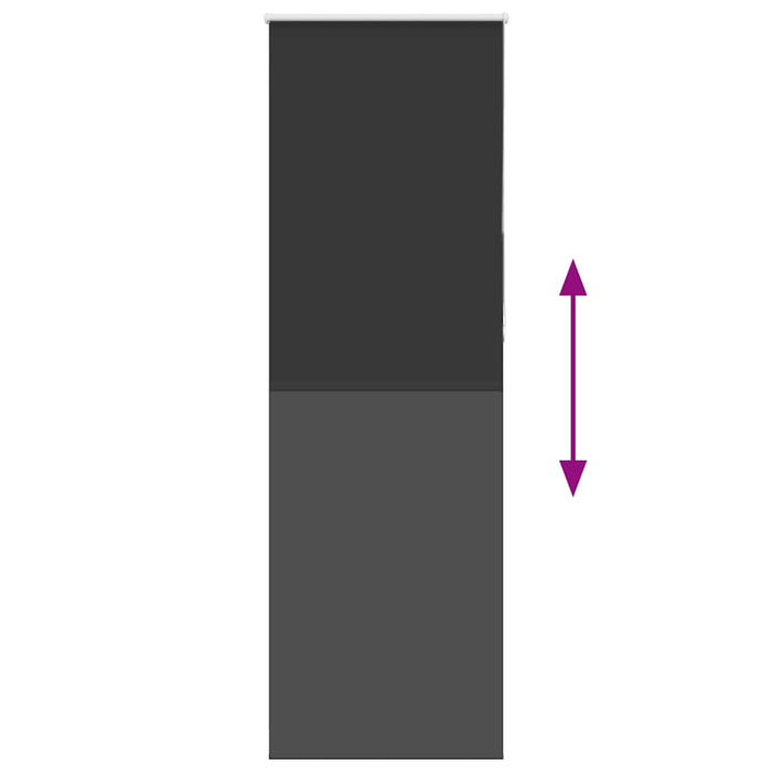 Tenda a Rullo Oscurante 80x230 cm Larghezza Tessuto 75,7 cm 4010942