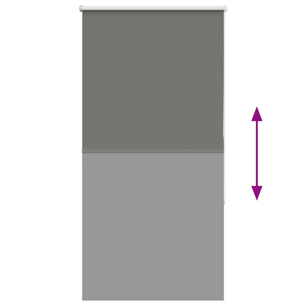 vidaXL Tenda a Rullo Oscurante 75x130 cm Larghezza Tessuto 70,7 cm
