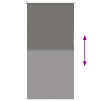 vidaXL Tenda a Rullo Oscurante 85x150 cm Larghezza Tessuto 80,7 cm