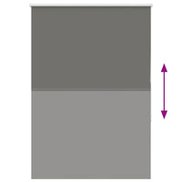 Tenda a Rullo Oscurante 105x175 cm Larghezza Tessuto 100,7 cm 4011155