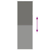 vidaXL Tenda a Rullo Oscurante 65x210 cm Larghezza Tessuto 60,7 cm