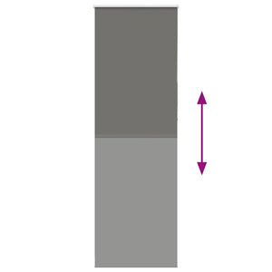 vidaXL Tenda a Rullo Oscurante 65x210 cm Larghezza Tessuto 60,7 cm