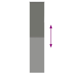 vidaXL Tenda a Rullo Oscurante 60x230 cm Larghezza Tessuto 55,7 cm