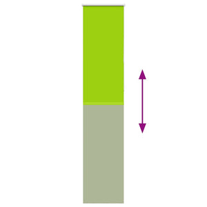 Tenda a Rullo Oscurante 60x210 cm Larghezza Tessuto 55,7 cm 4011302