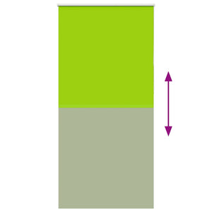 Tenda a Rullo Oscurante 115x210 cm Larghezza Tessuto 110,7 cm 4011313