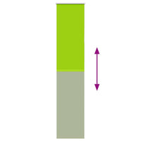 Tenda a Rullo Oscurante 60x230 cm Larghezza Tessuto 55,7 cm 4011328