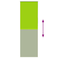 Tenda a Rullo Oscurante 80x230 cm Larghezza Tessuto 75,7 cm 4011332