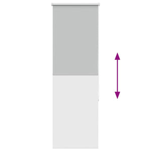 Tenda a Rullo Oscurante 60x130 cm Larghezza Tessuto 55,7 cm 4011354