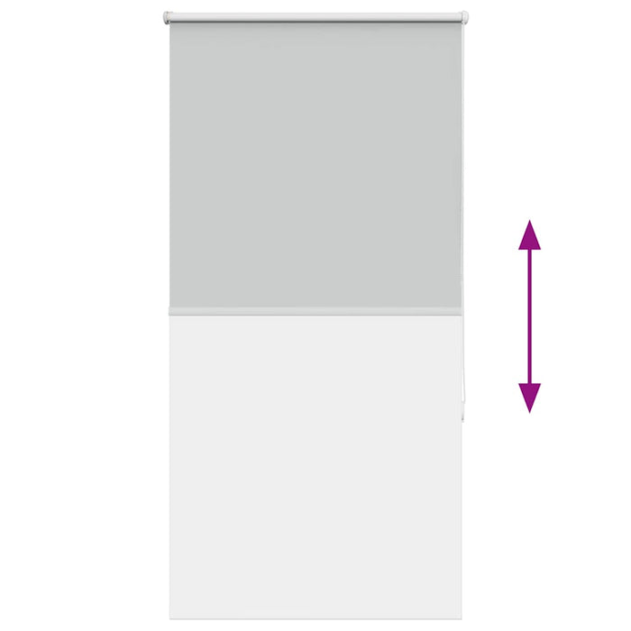 Tenda a Rullo Oscurante 80x130 cm Larghezza Tessuto 75,7 cm 4011358