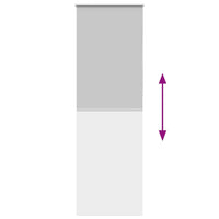 Tenda a Rullo Oscurante 85x210 cm Larghezza Tessuto 80,7 cm 4011437