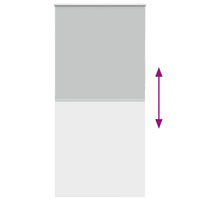 Tenda a Rullo Oscurante 105x230 cm Larghezza Tessuto 100,7 cm 4011467