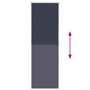 Tenda a Rullo Oscurante 50x130 cm Larghezza Tessuto 45,7 cm 4011482