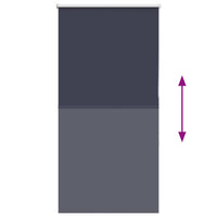 Tenda a Rullo Oscurante 80x130 cm Larghezza Tessuto 75,7 cm 4011488