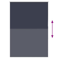 Tenda a Rullo Oscurante 95x150 cm Larghezza Tessuto 90,7 cm 4011517