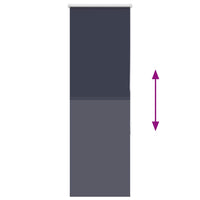 Tenda a Rullo Oscurante 45x175 cm Larghezza Tessuto 40,7 cm 4011533