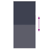 Tenda a Rullo Oscurante 95x210 cm Larghezza Tessuto 90,7 cm 4011569