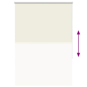 vidaXL Tenda a Rullo Oscurante 100x130 cm Larghezza Tessuto 95,7 cm