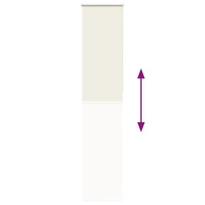 vidaXL Tenda a Rullo Oscurante 40x210 cm Larghezza Tessuto 35,7 cm