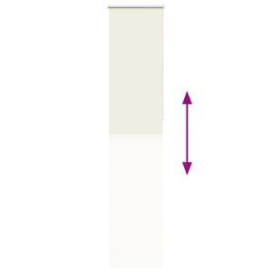 vidaXL Tenda a Rullo Oscurante 50x210 cm Larghezza Tessuto 45,7 cm