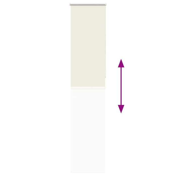 vidaXL Tenda a Rullo Oscurante 55x230 cm Larghezza Tessuto 50,7 cm