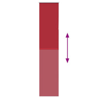 Tenda a Rullo Oscurante 55x210 cm Larghezza Tessuto 50,7 cm 4011821