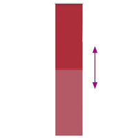 Tenda a Rullo Oscurante 40x230 cm Larghezza Tessuto 35,7 cm 4011844