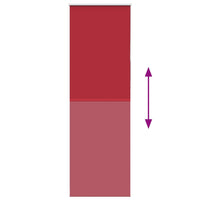 Tenda a Rullo Oscurante 70x230 cm Larghezza Tessuto 65,7 cm 4011850