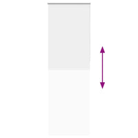 vidaXL Tenda a Rullo Oscurante 65x210 cm Larghezza Tessuto 60,7 cm