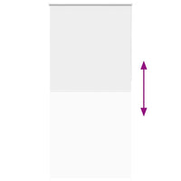 Tenda a Rullo Oscurante 95x210 cm Larghezza Tessuto 90,7 cm 4011959