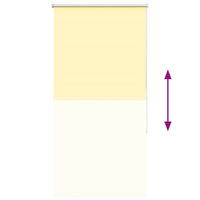 Tenda a Rullo Oscurante 85x130 cm Larghezza Tessuto 80,7 cm 4012009