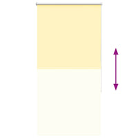 Tenda a Rullo Oscurante 80x150 cm Larghezza Tessuto 75,7 cm 4012034