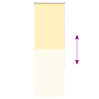 Tenda a Rullo Oscurante 50x175 cm Larghezza Tessuto 45,7 cm 4012054