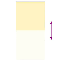 Tenda a Rullo Oscurante 70x175 cm Larghezza Tessuto 65,7 cm