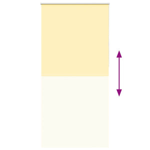 Tenda a Rullo Oscurante 95x210 cm Larghezza Tessuto 90,7 cm 4012089