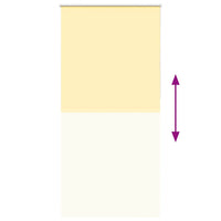 Tenda a Rullo Oscurante 105x210 cm Larghezza Tessuto 100,7 cm 4012091
