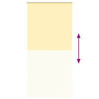 Tenda a Rullo Oscurante 115x210 cm Larghezza Tessuto 110,7 cm 4012093