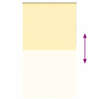 Tenda a Rullo Oscurante 130x210 cm Larghezza Tessuto 126,6 cm 4012096