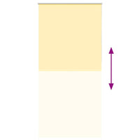 Tenda a Rullo Oscurante 90x230 cm Larghezza Tessuto 85,7 cm 4012114