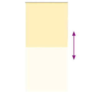 Tenda a Rullo Oscurante 110x230 cm Larghezza Tessuto 105,7 cm 4012118